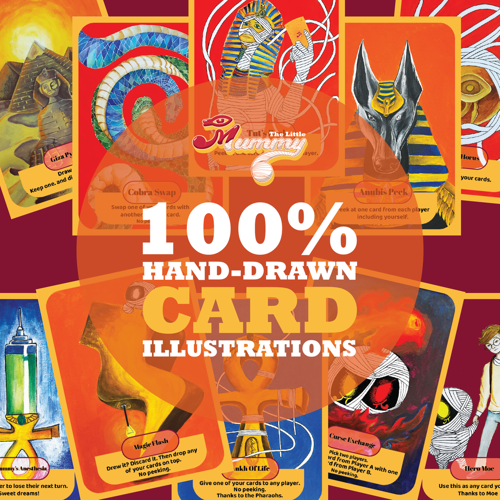 The Little Mummy -Card Game – Ancient Egypt Strategy & Bluffing Party Card Game for Kids, Teens and Adults – Fun Family Game Night – Easy to Learn – 2-8 Players – Ages 7+